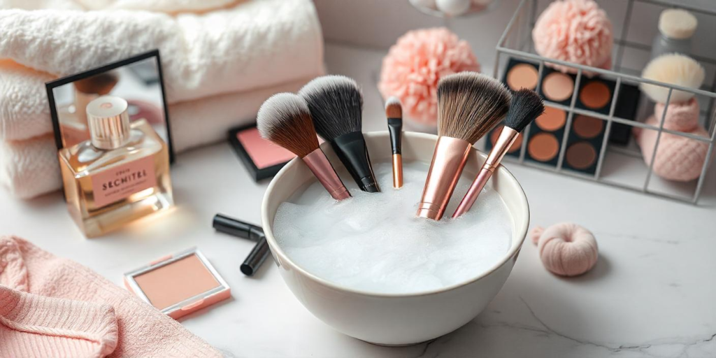 how to clean makeup brushes​