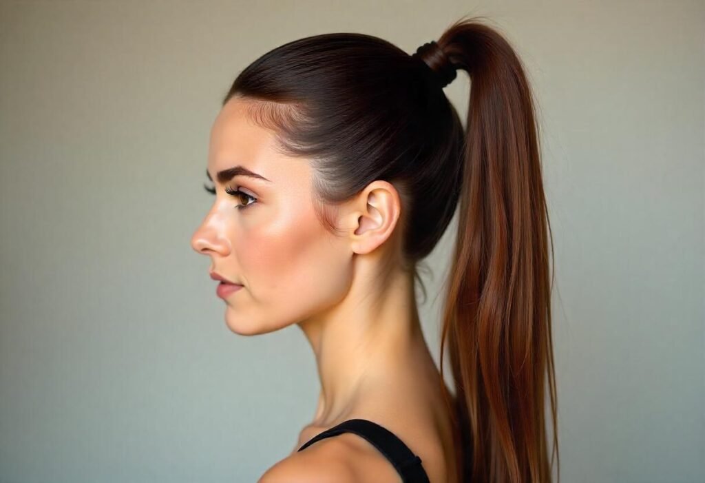 Sky-High Ponytail