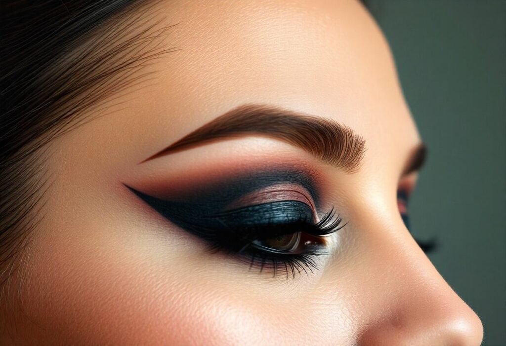 Black smokey eye