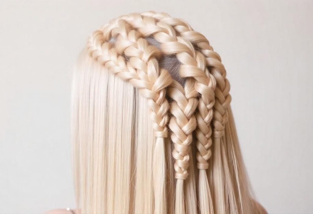 Multi-braided Hair